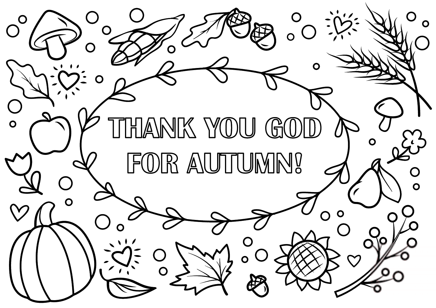 Thank You God for Autumn!