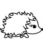 Cute Cartoon Hedgehog