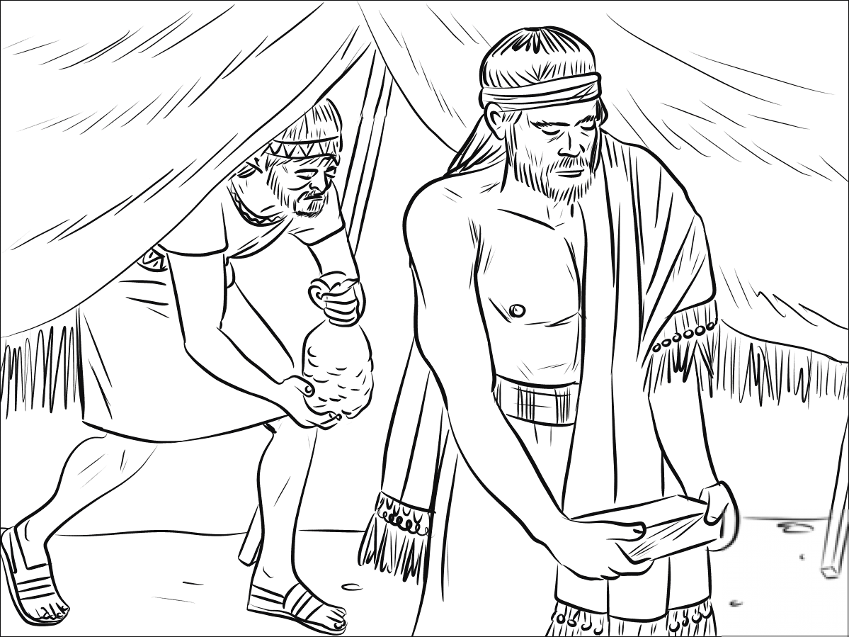 Stolen Goods Found at Achan's Tent