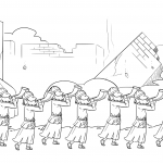 Seven Priests Blow Their Trumpets...