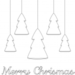 Merry Christmas Card with Xmas Decor
