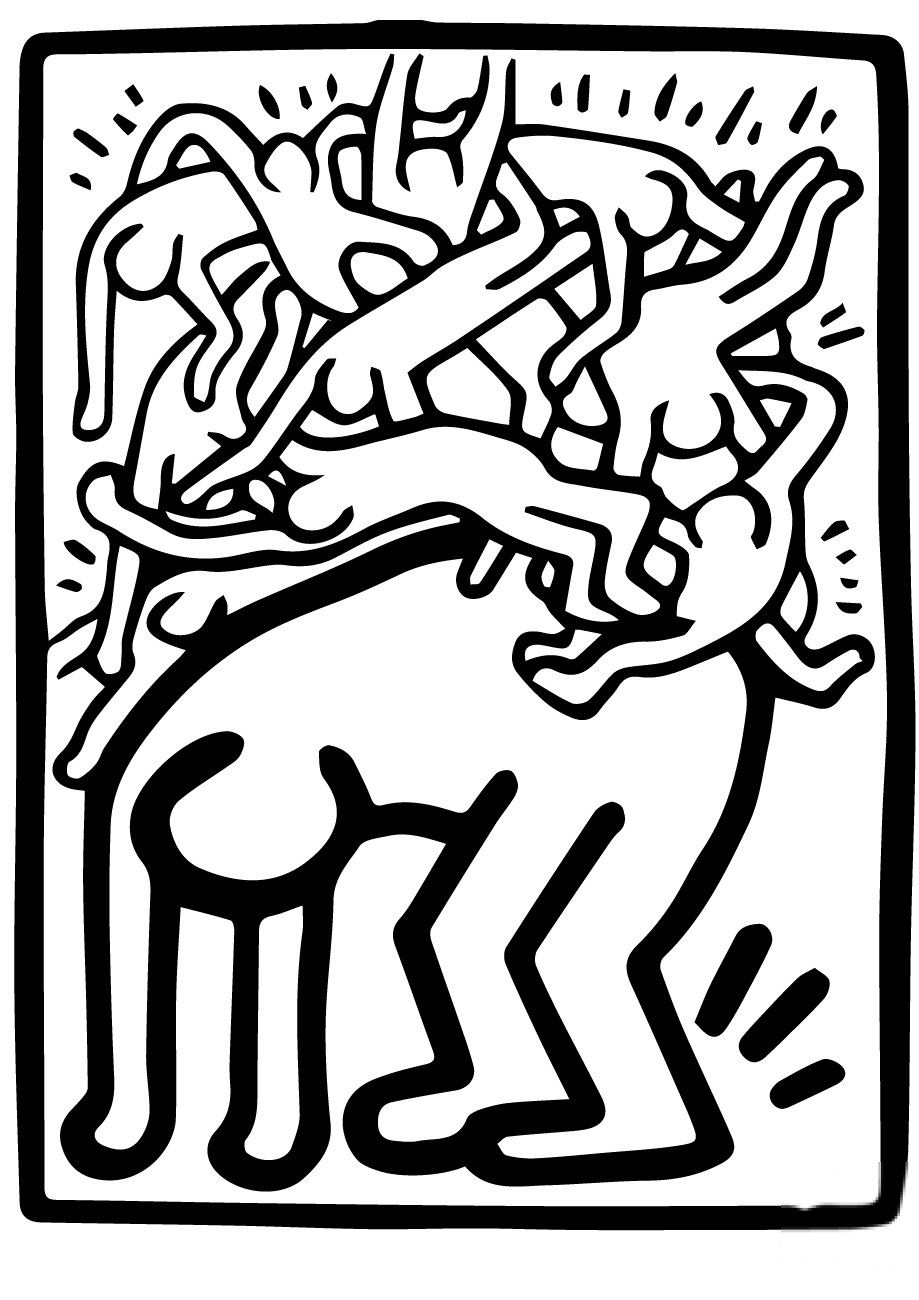 Fight Aids Worldwide by Keith Haring