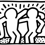 Best Buddies by Keith Haring