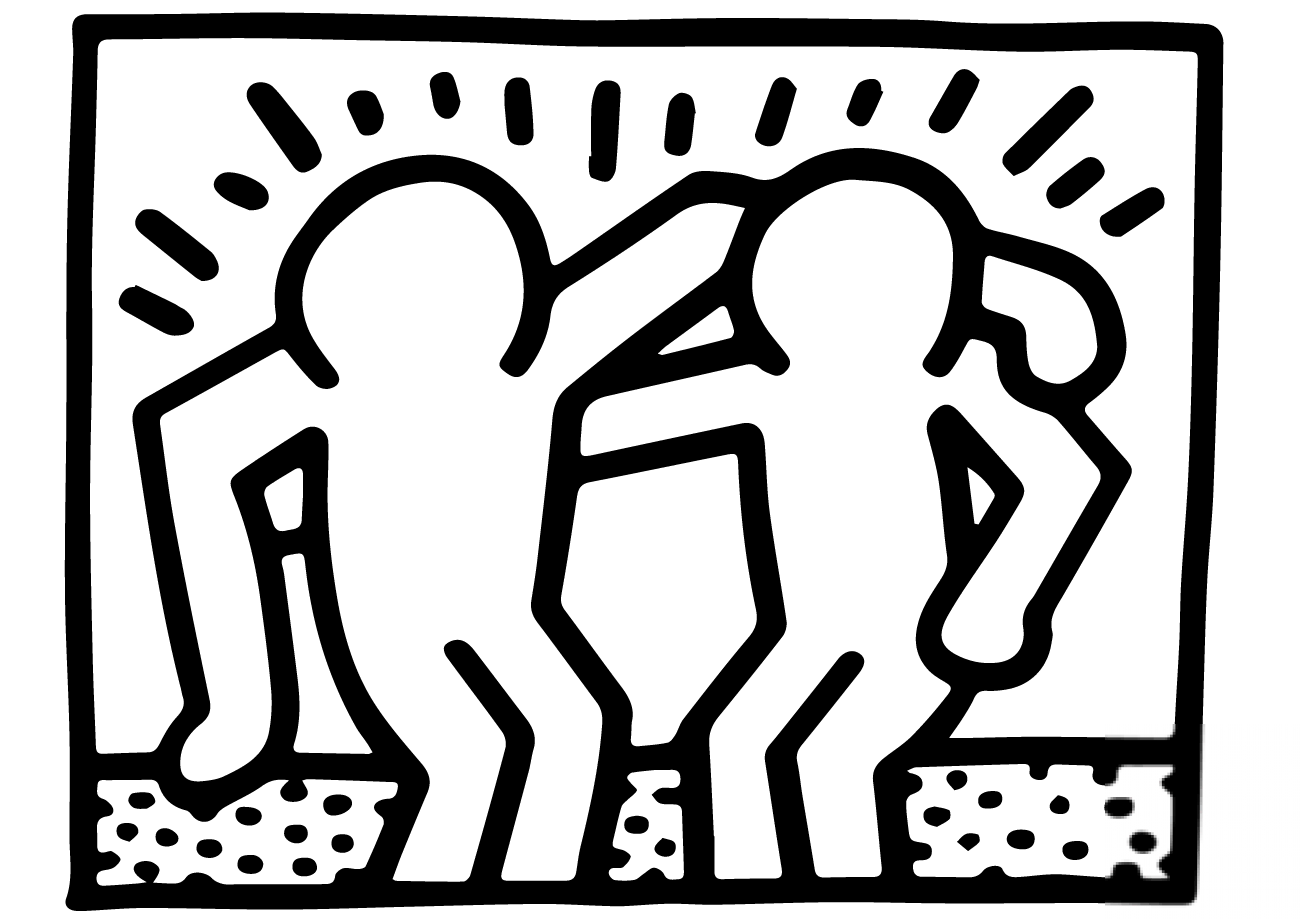 kolorowanka Keith Haring