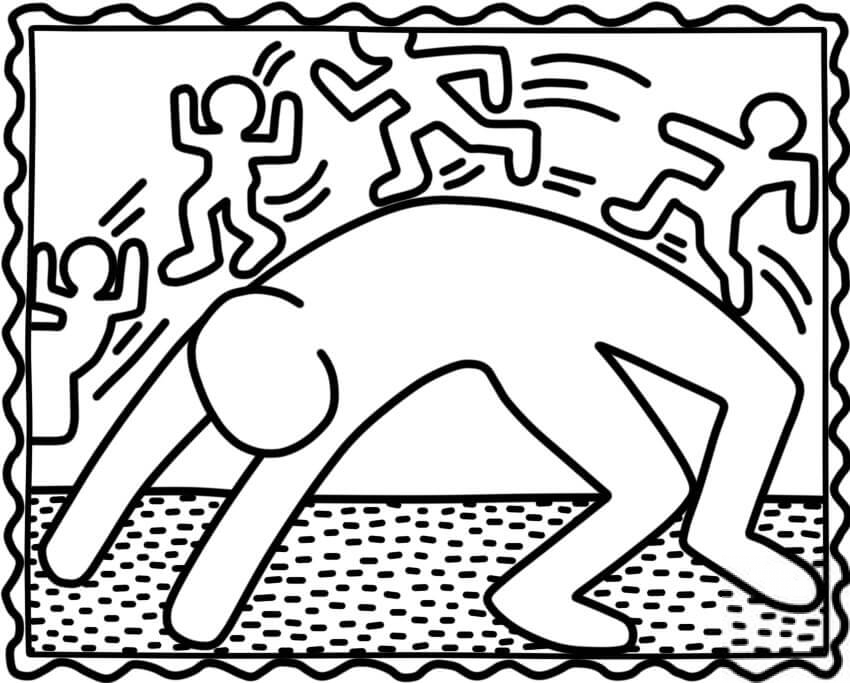 Bridge Exercise by Keith Haring