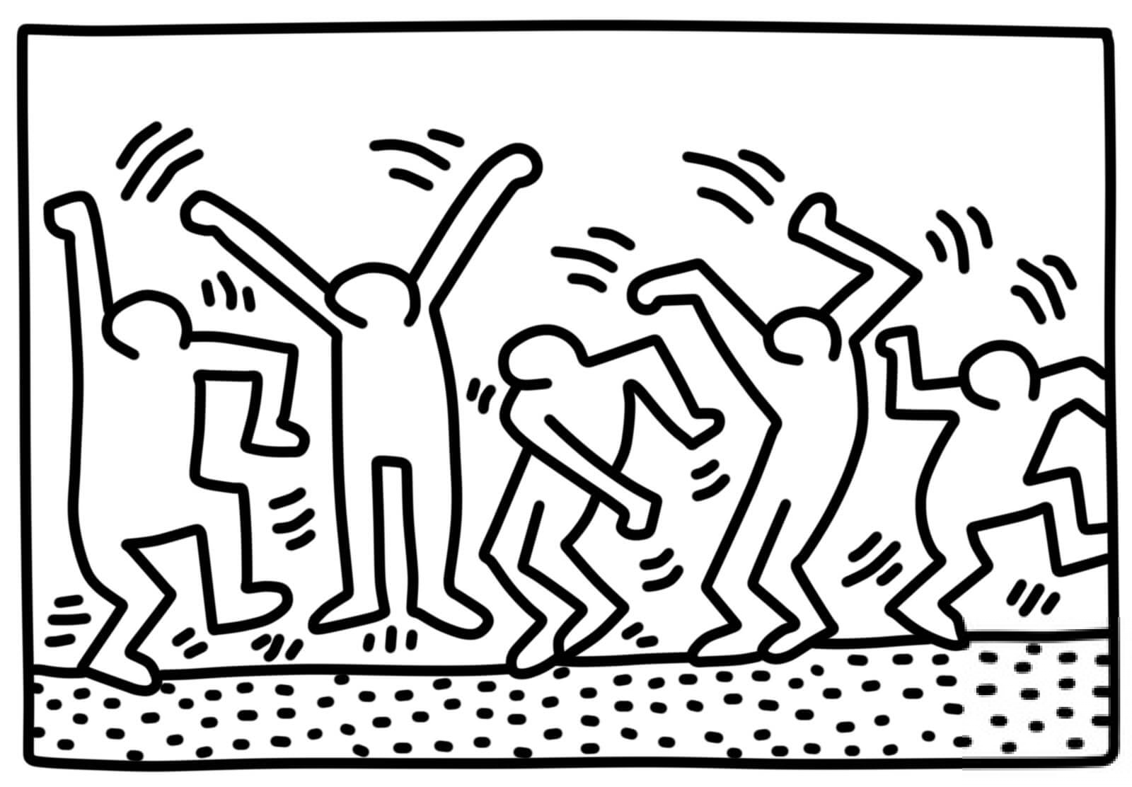 Dancing Figures by Keith Haring