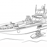 Klocki Lego Łódź policyjna