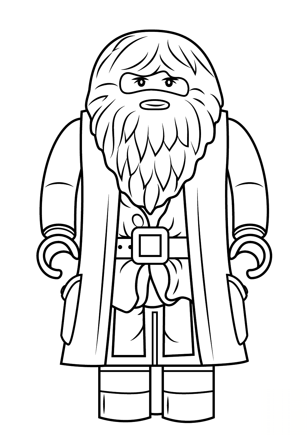 Lego Rubeus Hagrid Minifigure