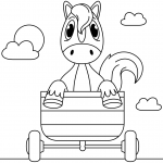 Horse in a Carriage