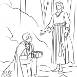 Angel Moroni Gives Plates to Joseph...