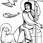 Dove, Ichthus, Lamb of God, and Angel