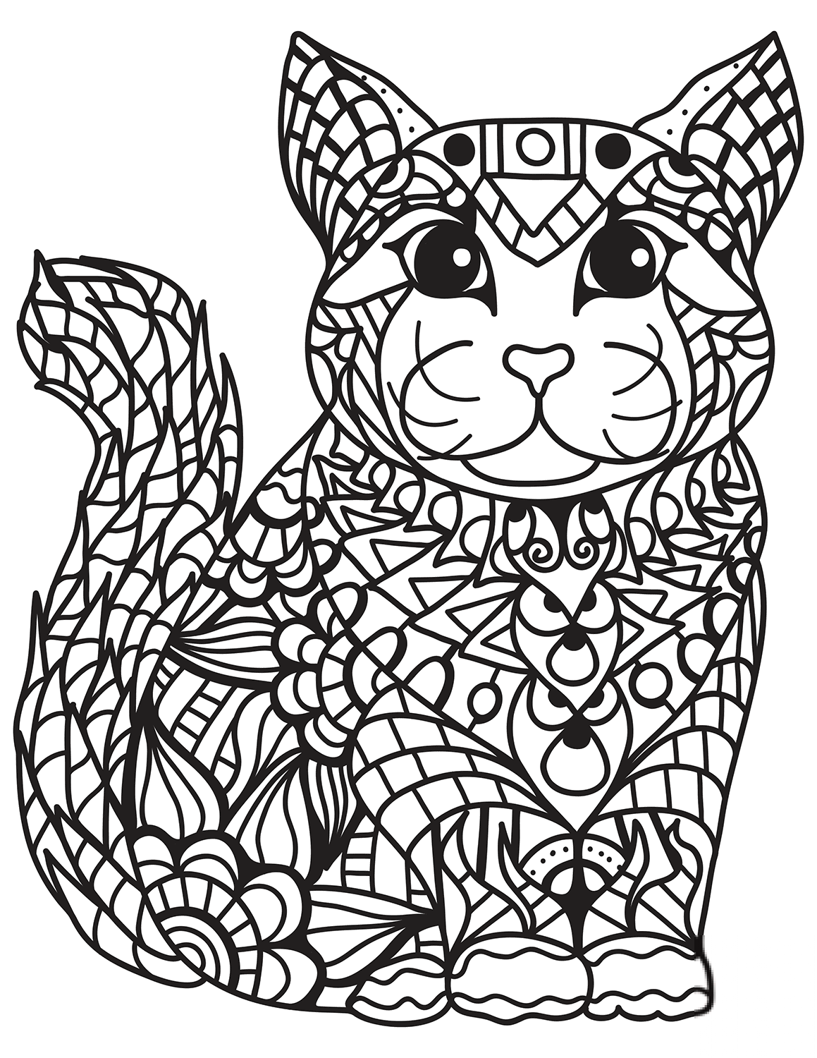 Zentangle Cat