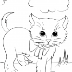 Cute Kitten with Bow Tie