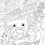 Crab Found Treasure near Sunken Ship