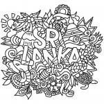 Sri Lanka Doodle
