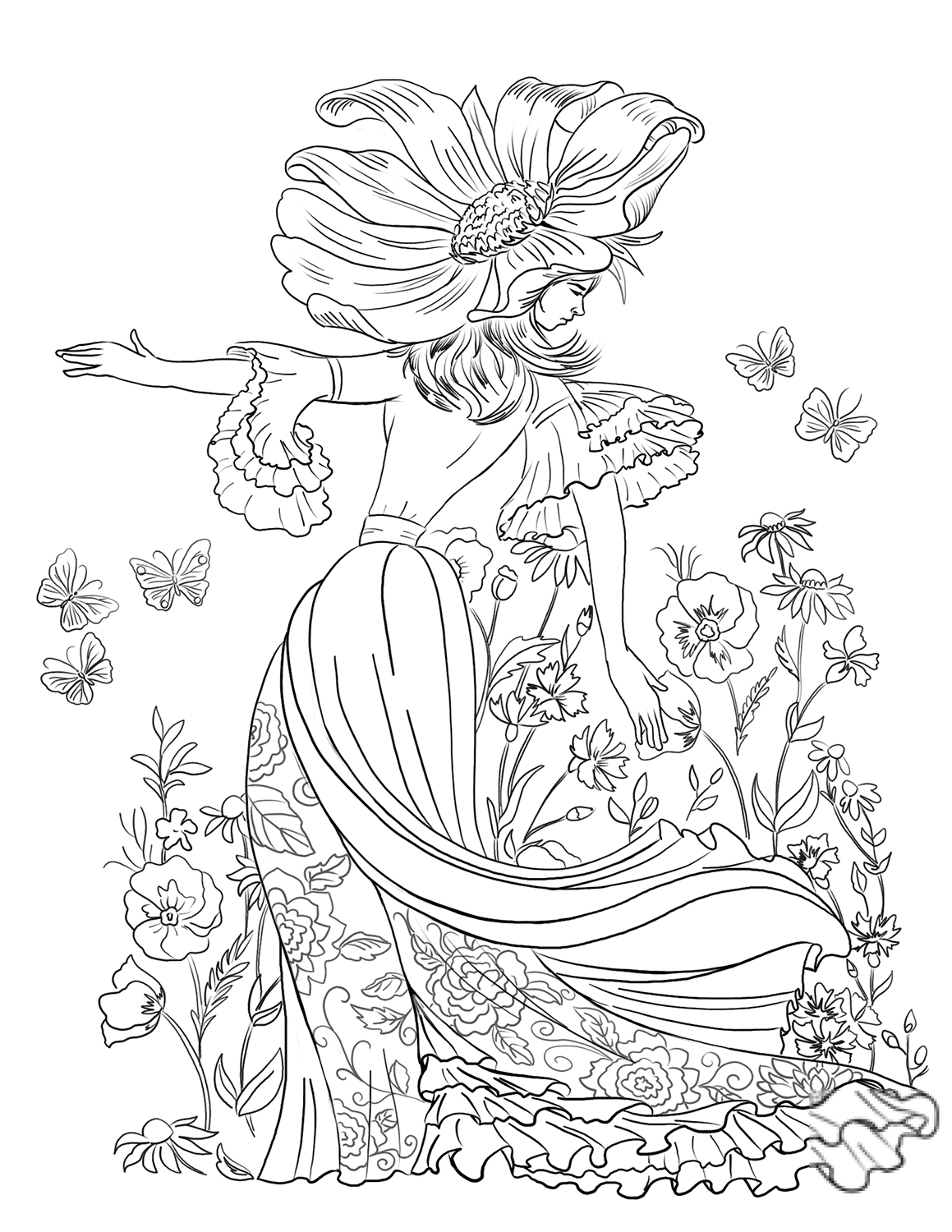 Queen of Flowers or Woman Chamomile