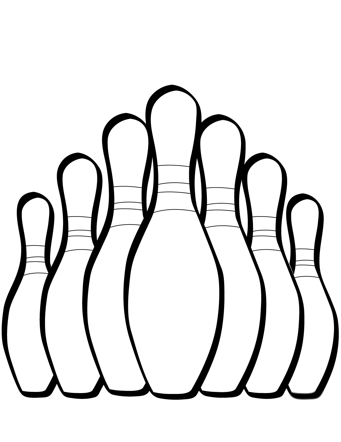 Seven Bowling Pins
