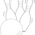 Bowling Ball and Pins