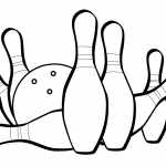 Bowling Pins and Ball