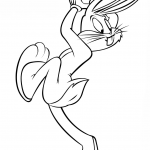 Bugs Bunny Playing Baseball
