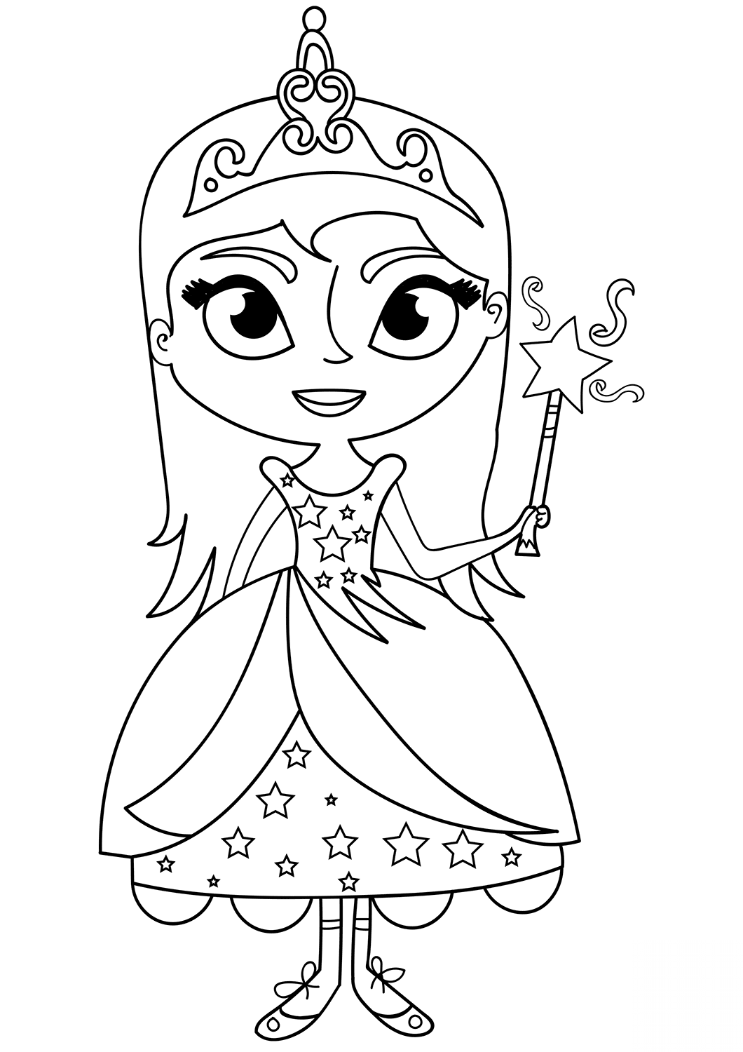 Princess with Wand
