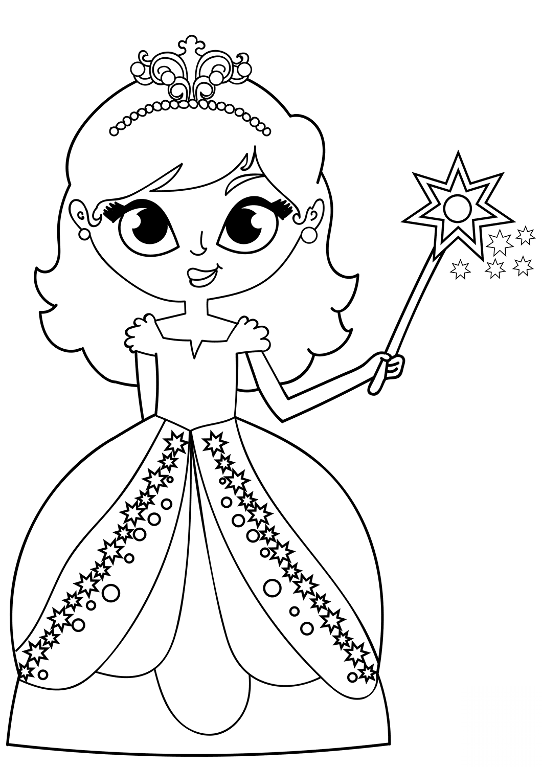 Princess with Magic Stick