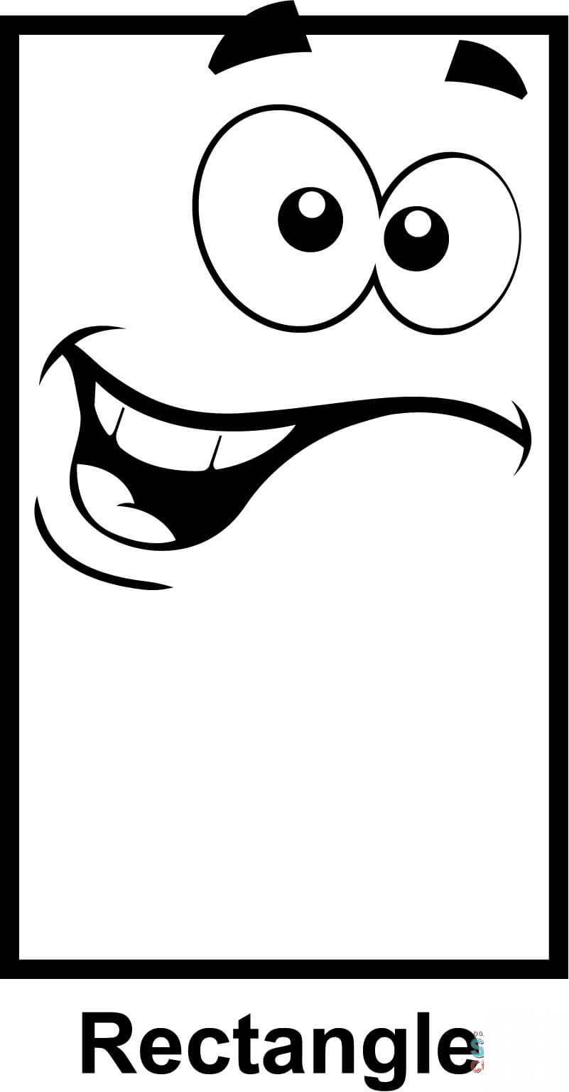 Animowana twarz prostokątu