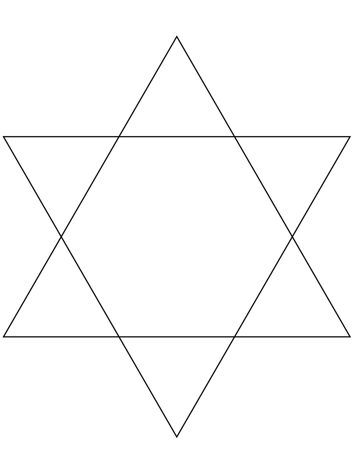 Sześcioramienna gwiazda (Heksagram)