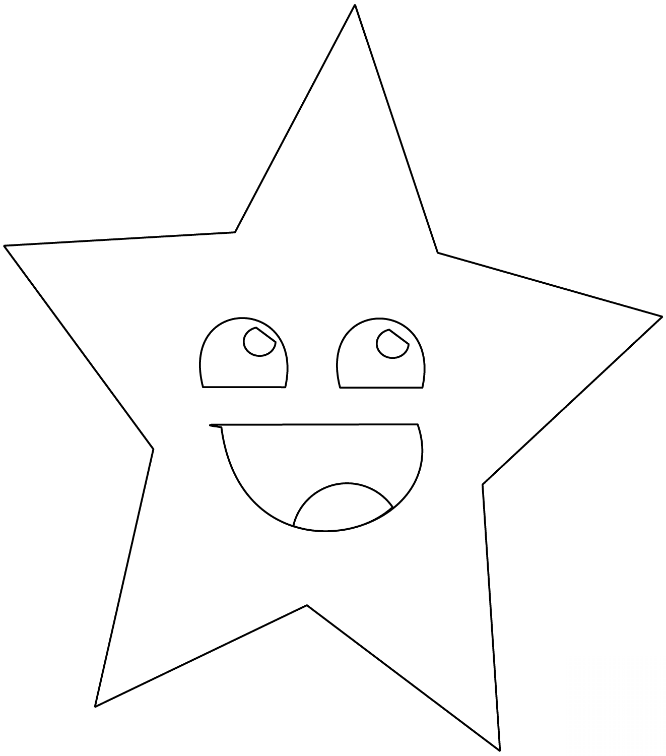 Uśmiechnięta gwiazda