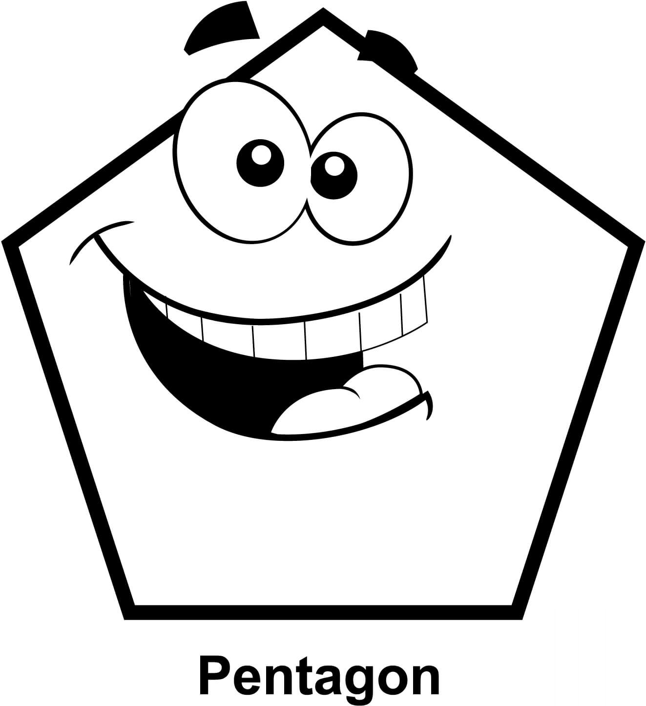 Animowana twarz pięcioboku