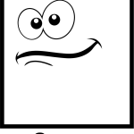 Animowana twarz kwadratu