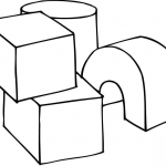 Trójwymiarowe kształty jako kostki...