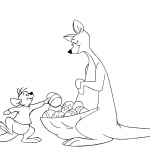 Kanga and Roo are Collecting Easter...