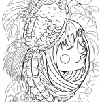 A Girl with Pheasant