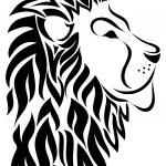 Tribal Lion Tattoo