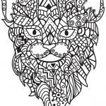 Zentangle Cat Head