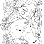A Girl with a Platypus