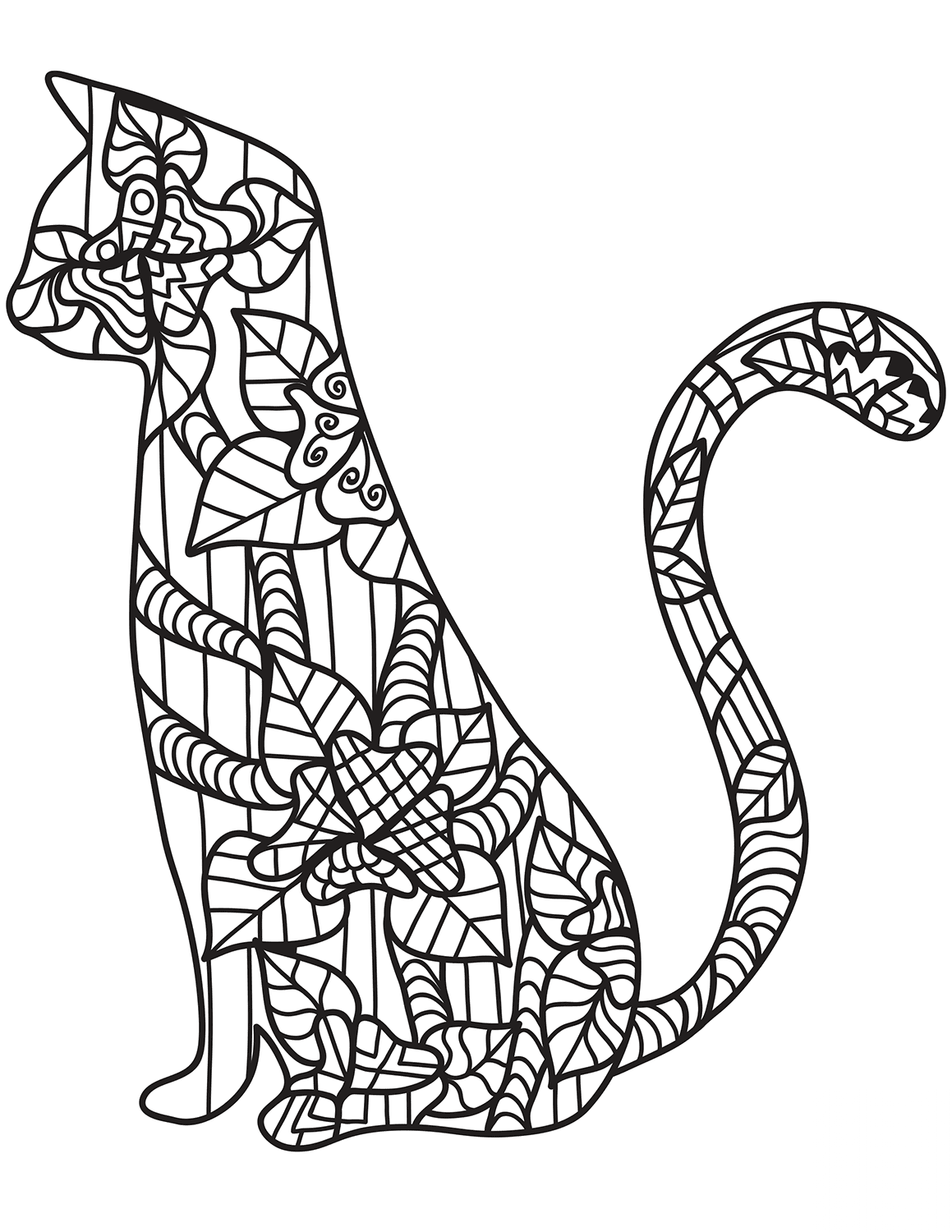 Zentangle Cat