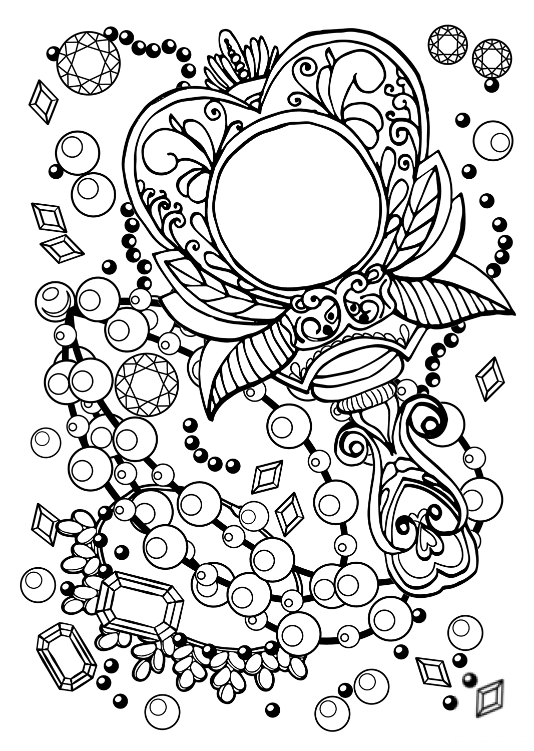 The Enchanted Mirror and Beads