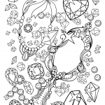 Gemstones and Vanity Mirror