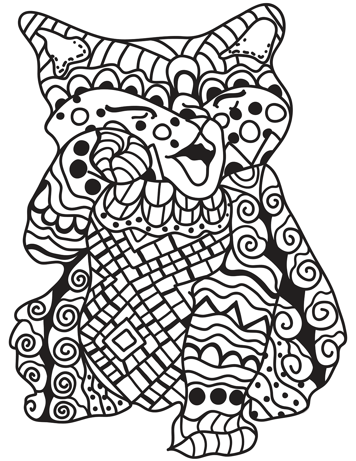 Zentangle Kitten