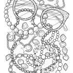 Stylish Eyeglasses and Pearls