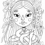 A Girl with a Serpent