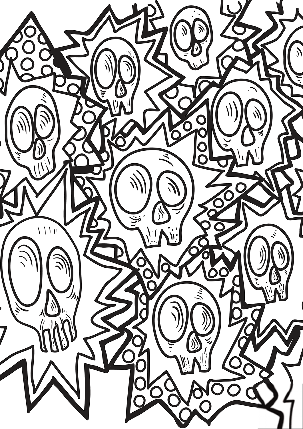 Pop Art Skulls