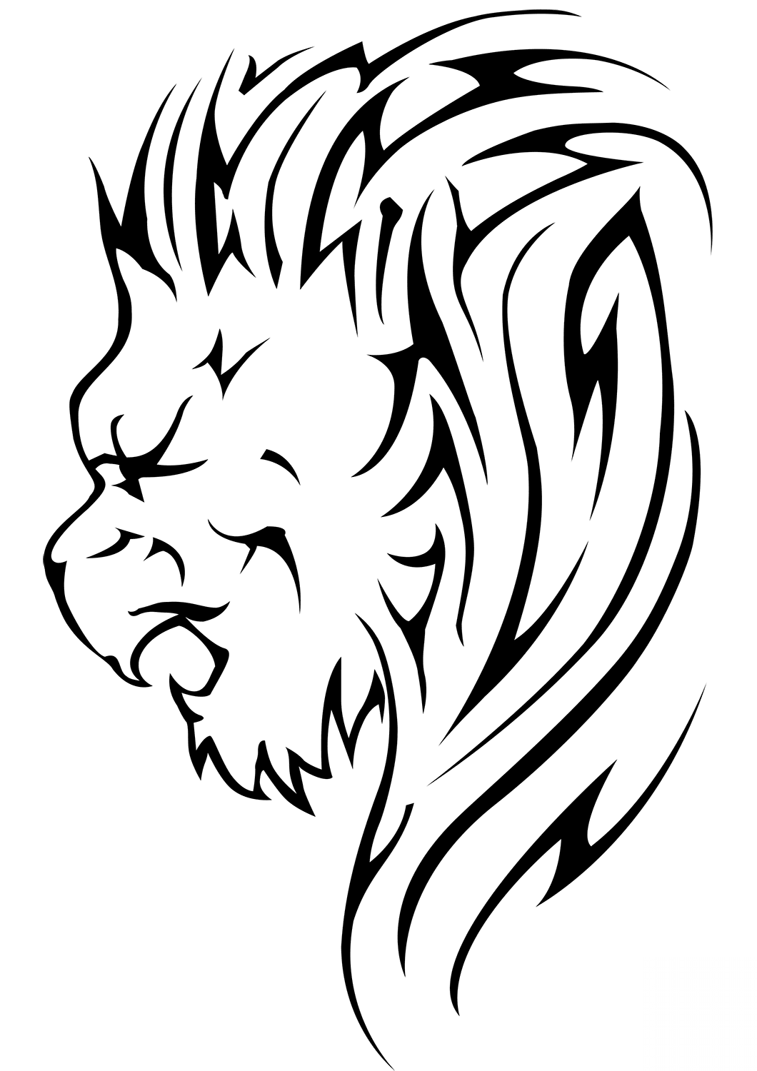 Lion Head Tattoo