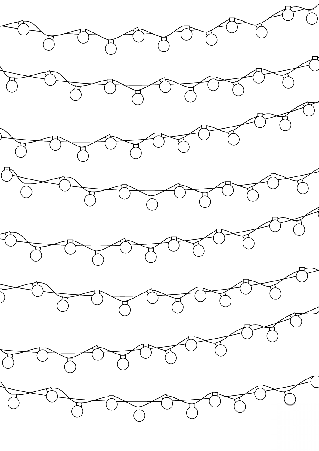 Christmas Lights Pattern