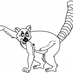 Cartoon Lemur