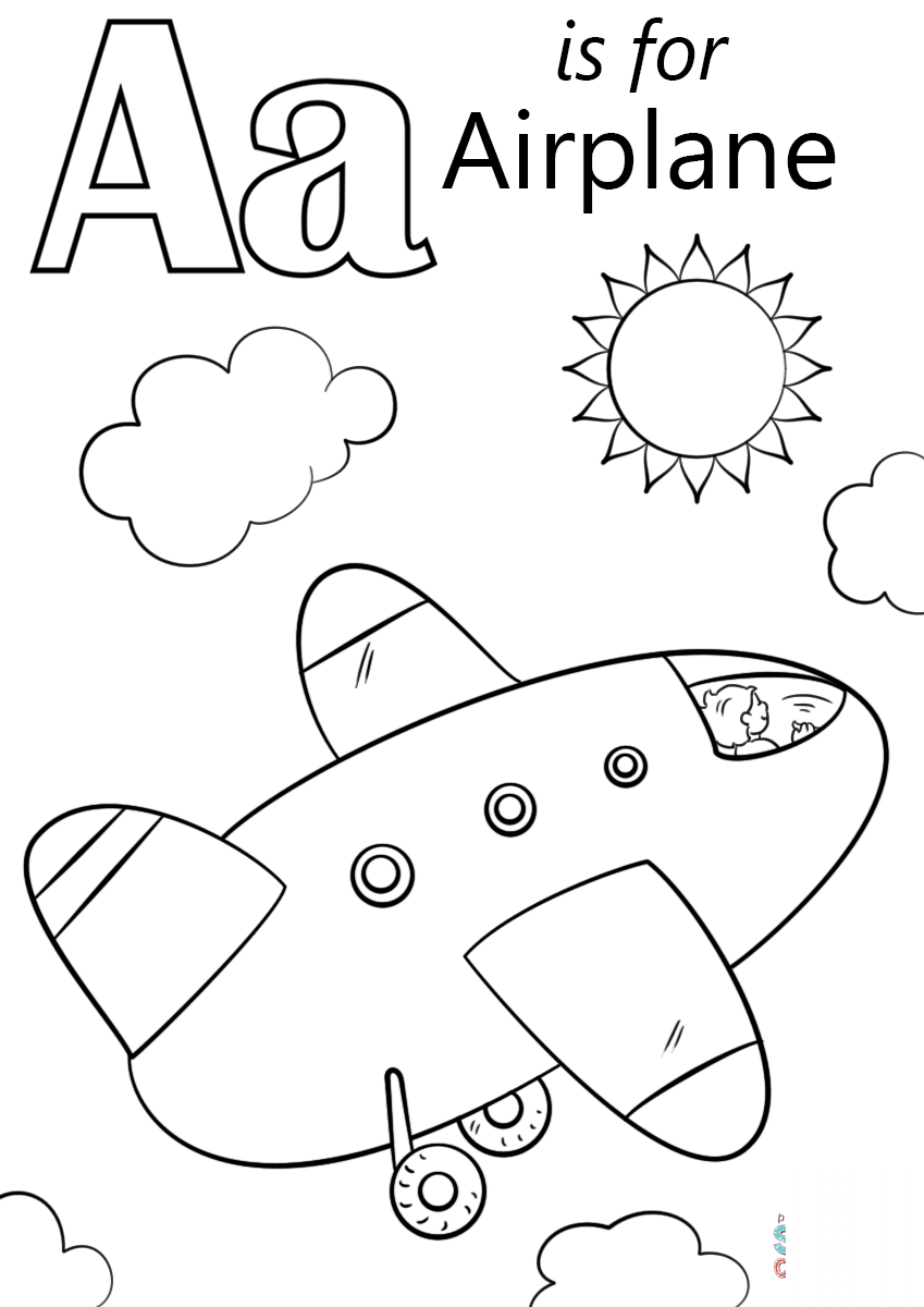 Letter A is for Airplane