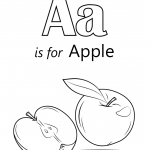 Litera A jak jabłko