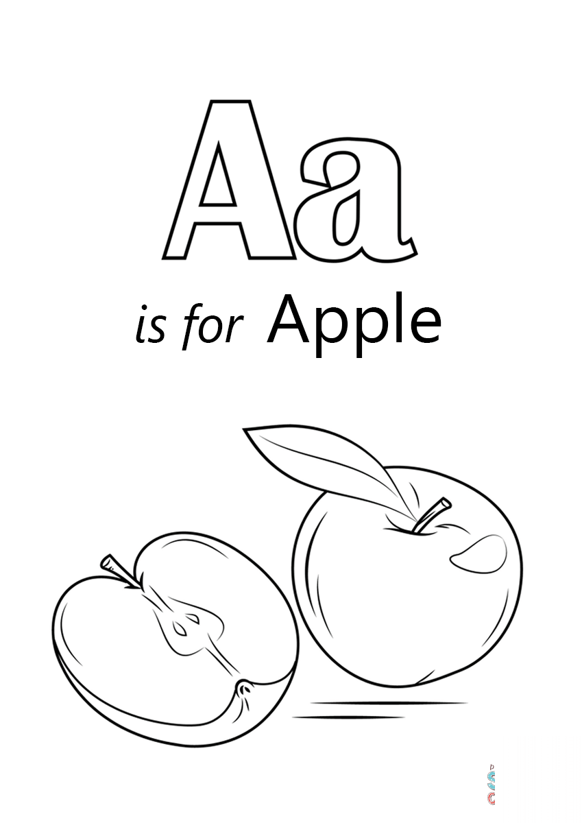 Litera A jak jabłko